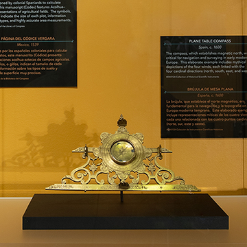 A golden scientific instrument 